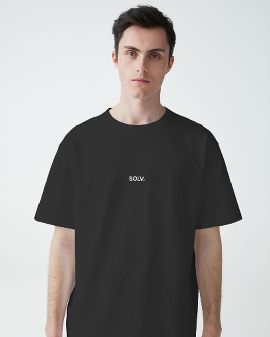 "Cubing Addict" Unisex Oversized Classic T-Shirt | Black