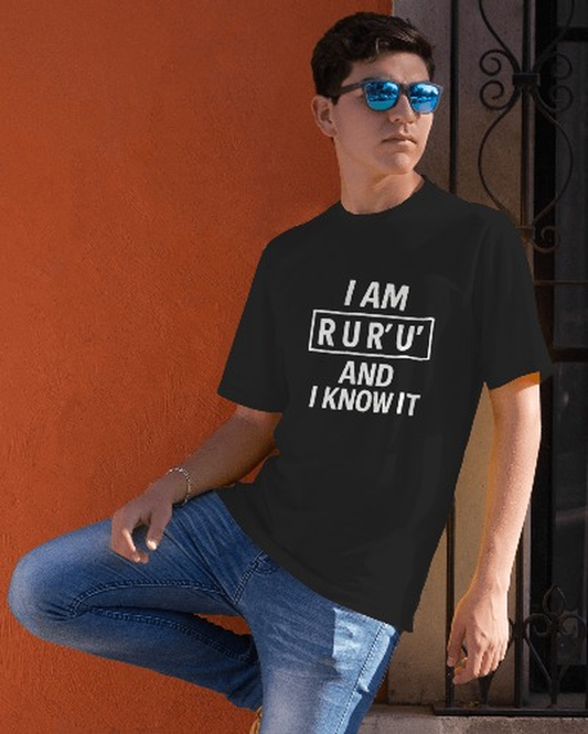 "I AM R U R' U' " Unisex Regular Fit T-Shirt | Black